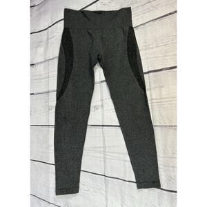 NVGTN Contour Seamless Leggings Womens L Speckled Gray High Rise Sculpting